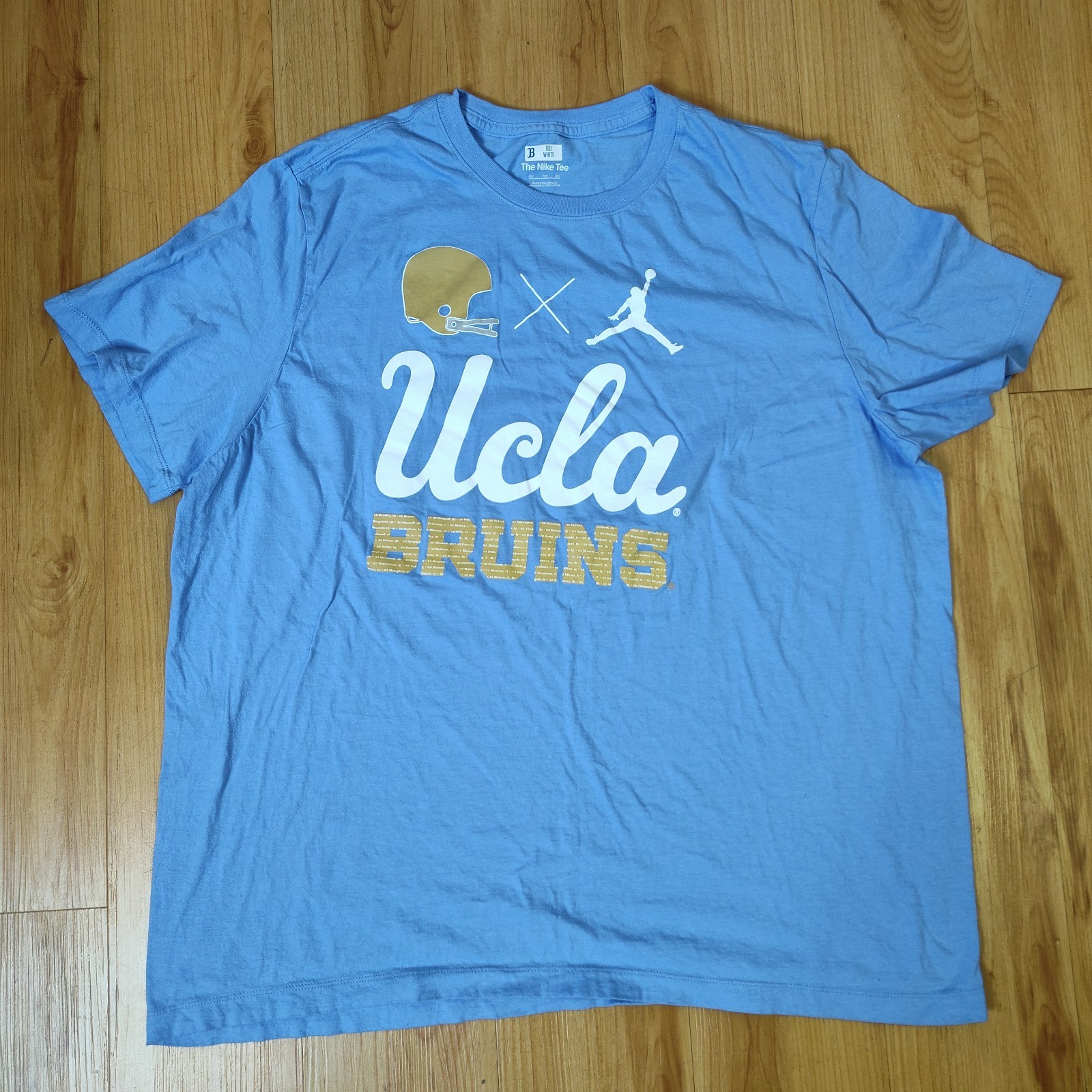 Jordan UCLA Men's Blue T Shirt Short Sleeve Sz  2XL