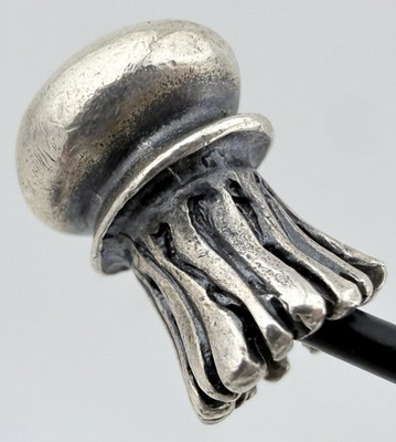 TROLLBEADS LAA RETIRED 925 STERLING SILVER JELLYFISH BEAD K807D