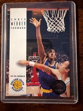 1993-94 Skybox Premium - Chris Webber #227 (Rookie Card) BV $6