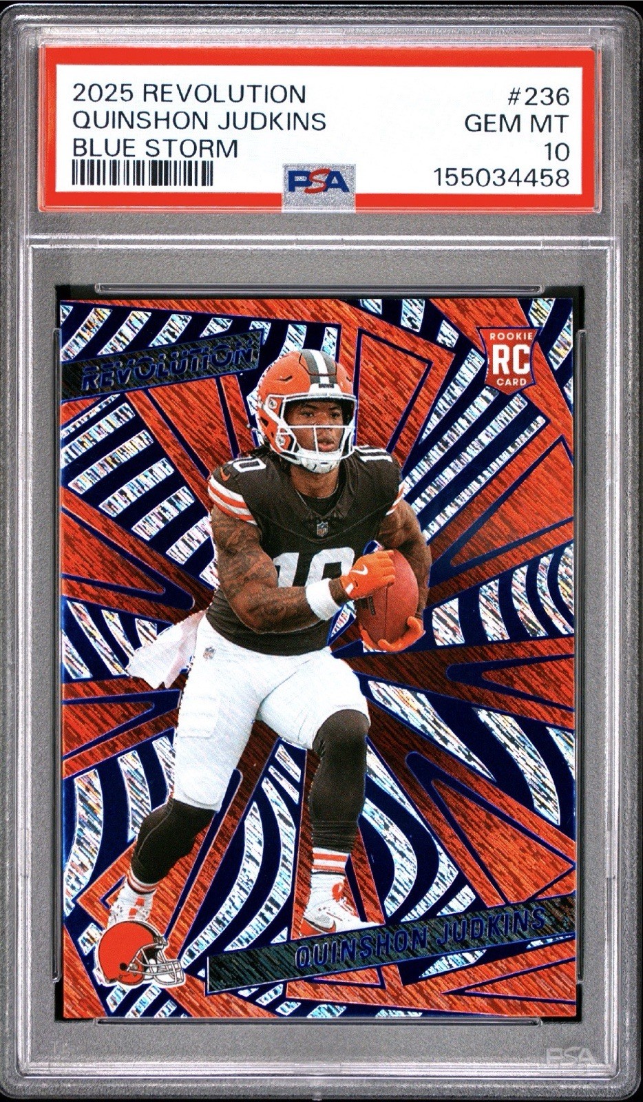 Quinshon Judkins Panini Revolution #236 Blue Storm