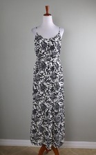 ANN TAYLOR LOFT NWT 110 Gauze Floral Tie Back Maxi Dress Size XXS / 2XS Petite