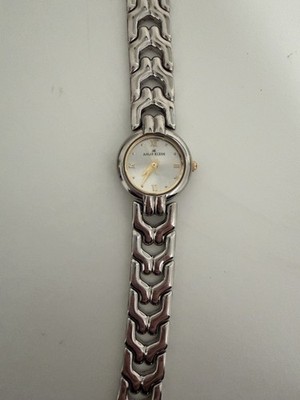 Anne Klein Women's Silver Metal Bracelet Quartz Wristwatch White Dial