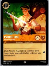 Prince Eric - Noble Swordsman 8/204 Common Wilds Unknown Lorcana Near Mint