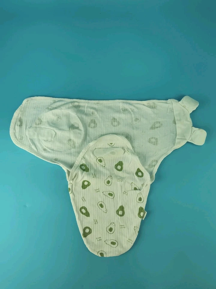 Manta envolvente para bebé sin marca con estampado de aguacate envolvente gancho prematuro lazo 100 % algodón Foto 2 de 4