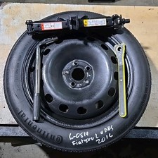 SPARE TIRE 16" WITH JACK KIT FITS 2014-2020 FIAT 500 L MODELS (4 DOOR)