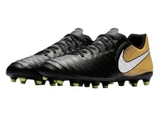 Nike JR Tiempo RIO IV FG Cleats Youth Size US 2.5 / UK 2 / EU 34 UPC865