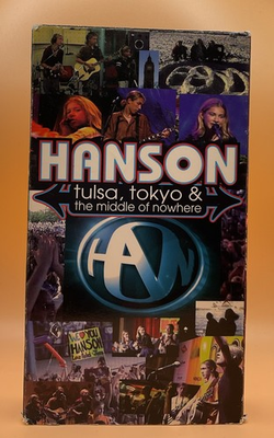 #ad #ad Hanson: Tulsa Tokyo the Middle of Nowhere VHS 1997 **Buy 2 Get 1 Free** $4.59