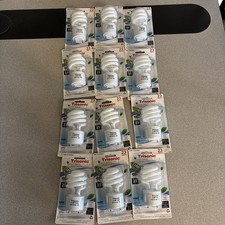 12 Pack 100 Watt Spiral Light Bulb 23 W White Energy Saving Fluorescent