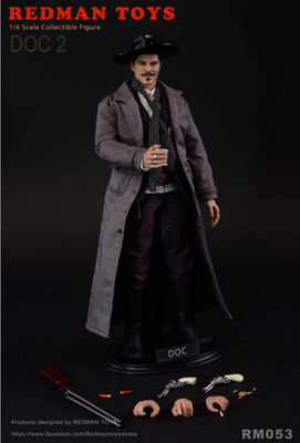 REDMAN TOYS 1/6 Tombstone Doc Holiday RM053 Action Figure In Stock