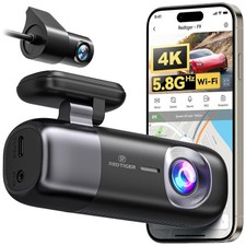 Redtiger F9 4K Front and Rear Dash Cam with WiFi G-Sensor Parking Mode