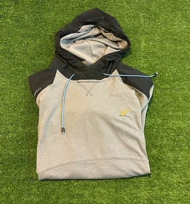 Zero Restriction hoodie mens large gray tyson lightweight water repellant golf