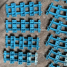 LEGO Friends Roller Coaster Track Pcs From41130 Azure Blue-4 Ramp&6Medium Curve