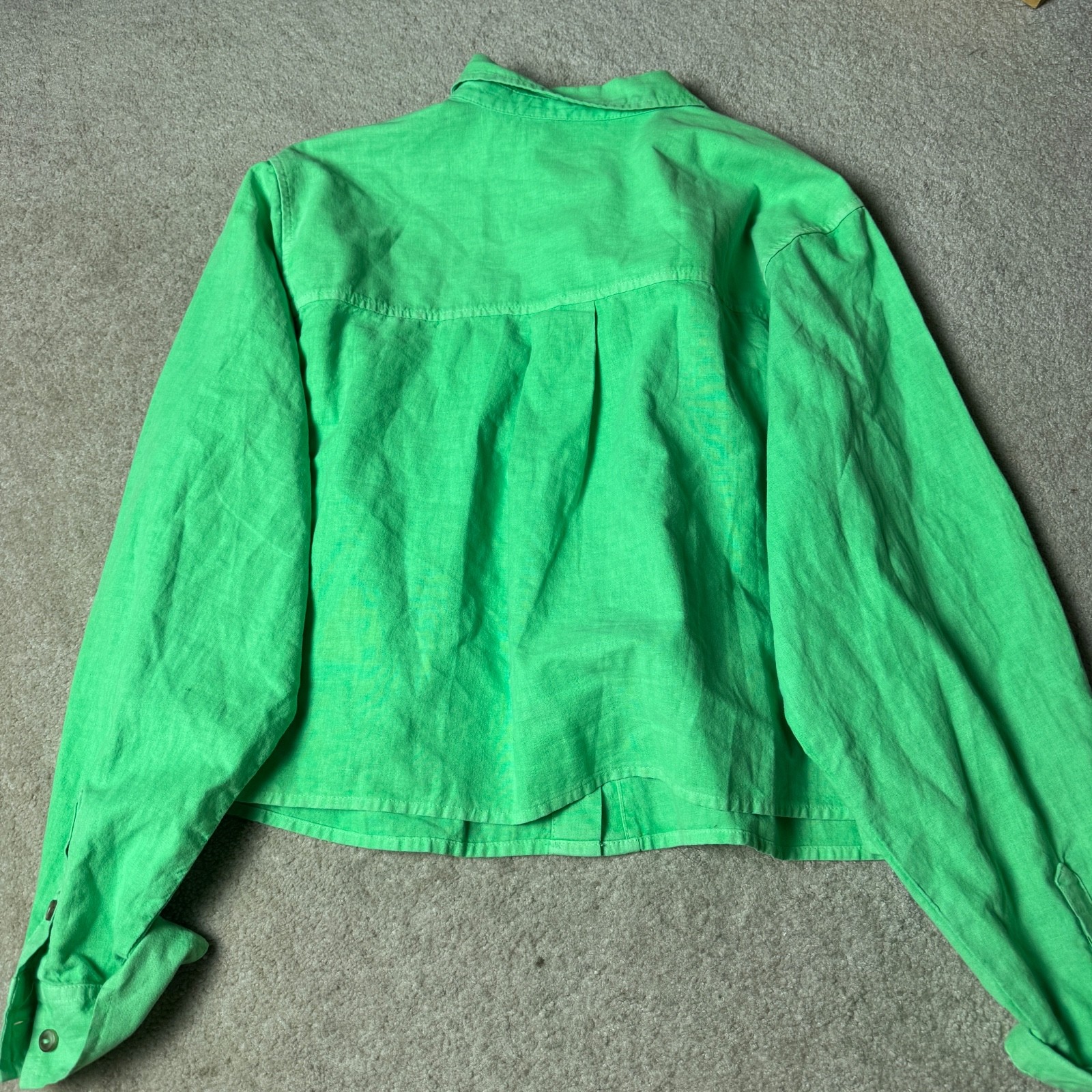 Universal Thread Womens Cropped Button Up Shirt 2… - image 5