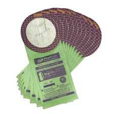 10 PACK PROTEAM THE VACUUM COMPANY INTERCEPT MICRO FILTER BAG # 100331