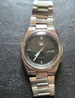 Vintage Seiko 5 Automatic 6309-8800 Gray Dial Day/Date Men's Watch