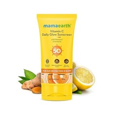 Mamaearth Vitamin C Daily Glow Sunscreen with Vitamin C SPF 50   - 50g