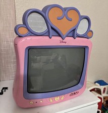 Disney Princess Vintage CRT Television Pink and Purple Classic Kids TV