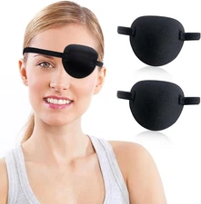 Eye Patch,2pcs Eye Patches for Adults,Medical Eyepatch for Left Right Eye Aft...