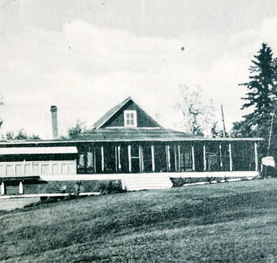 C1915 St Francis Golf Club Sherbrooke Quebec Photogravure Canada DWMM5