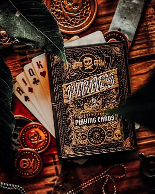 Piraterie Spielkarten, ein tolles Geschenk für Pokerkartensammler von theory11