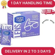Lens Cleaning Wipes Pre-Moistened Eye Glasses Computer Optical Lens Cleaner 100P
