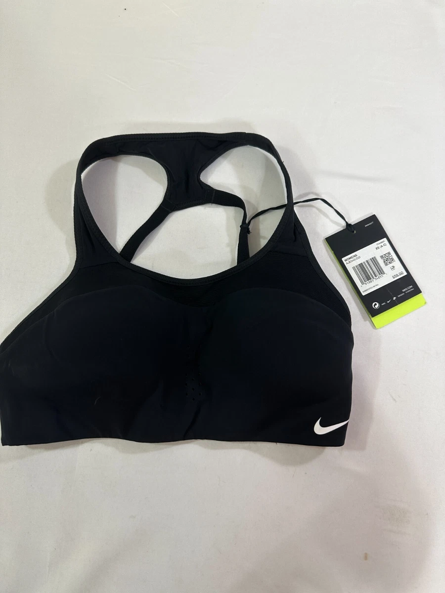 Nike Alpha High Support Dri-Fit Sports Bra Women's XS (A-C) Black AJ0340-010