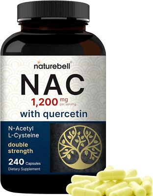 NAC Supplement 1200mg Per Serving | 240 Capsules, N-Acetyl Cysteine with