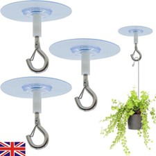 1/3/5PCS Adhesive Ceiling Hook Heavy Duty Self-Stick Ceiling Hooks For Outdoor