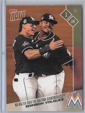 2017 Topps Now #ODB-4 Edinson Volquez Miami Marlins