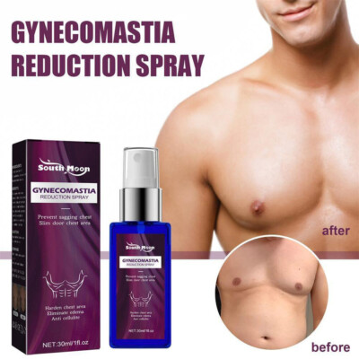 Gynäkomastie Reduction Spray Massage Chest Fat Burner Bruststraffung 30ml