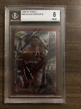 Allen Iverson 1996-97 Topps Finest RC #69 BGS 8 Rookie
