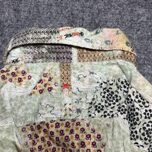 Hugo Boss Shirt Mens L Floral Paisley Patchwork Boho Abstract Hippie Festival - Picture 5 of 10