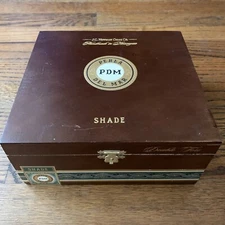 JC Newman Perla Del Mar PDM Empty Wooden Cigar Box 7”x7.5”x3” Nicaragua