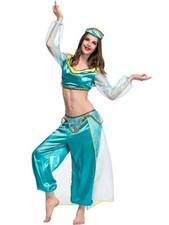 Adult Genie Princess Fancy Dress Costume UK 8
