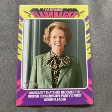 2024 Topps Heritage News Flashbacks NF-4 Margaret Thatcher