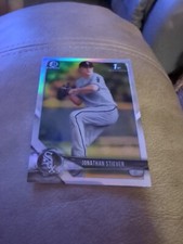 JONATHAN STIEVER 2018 Bowman Chrome Draft REFRACTOR ROOKIE #BDC-27 - Chisox