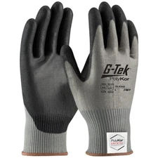 12 Pr G-Tek 16-X540 Polykor Coated Gloves Cut Level A4 Cut Resistant Sz Large