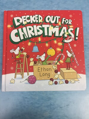 Decked Out for Christmas! by Ethan Long Board Books Book Free Shipping!
