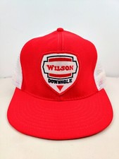 Vtg USA MADE Wilson Steel mining Patch Trucker Hat Snapback Cap Vintage NOS NEW
