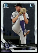 2018 Bowman Draft #BDC-64 Ryan Rolison Colorado Rockies Baseball Card