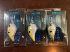 FISHING LURES 3/8oz Premium Diver 2" Sexy Shad Lot x3pks H2OX