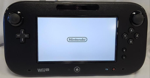 Nintendo Wii U Black GAMEPAD w/ Charger + Charging Dock Bundle WiiU WUP-010 US - Picture 3 of 4