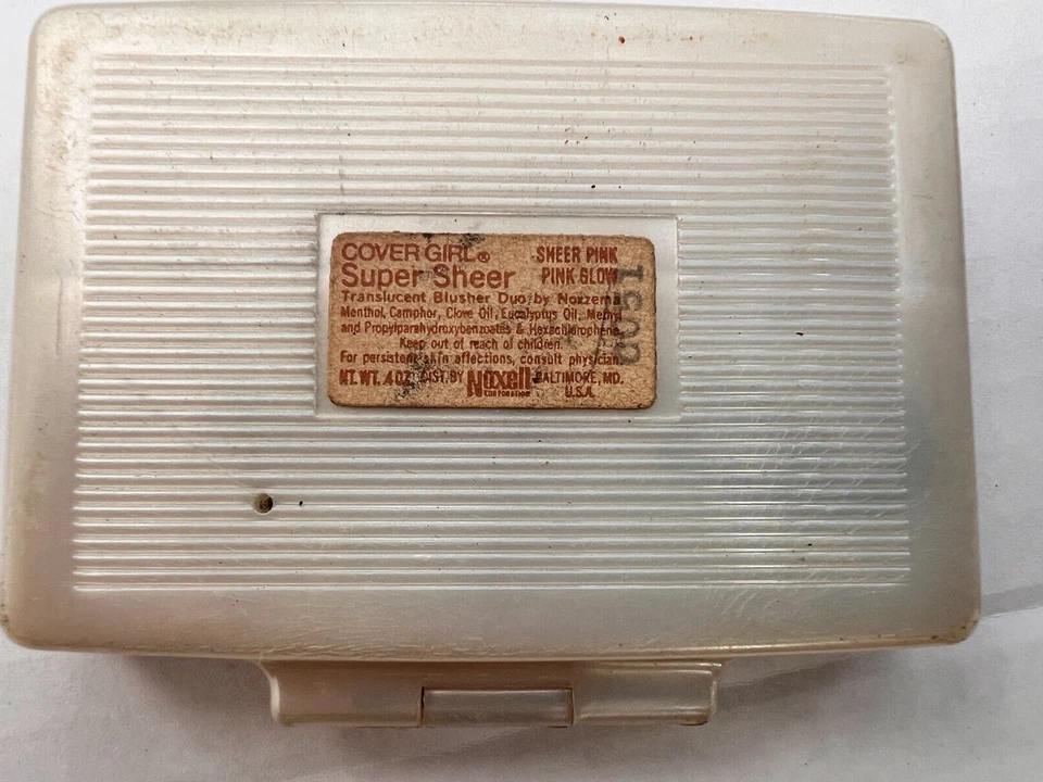 Vintage Covergirl Super Sheer Blush Sheer Pink Pink Blow USA RARE New 1971 - Image 3 of 3