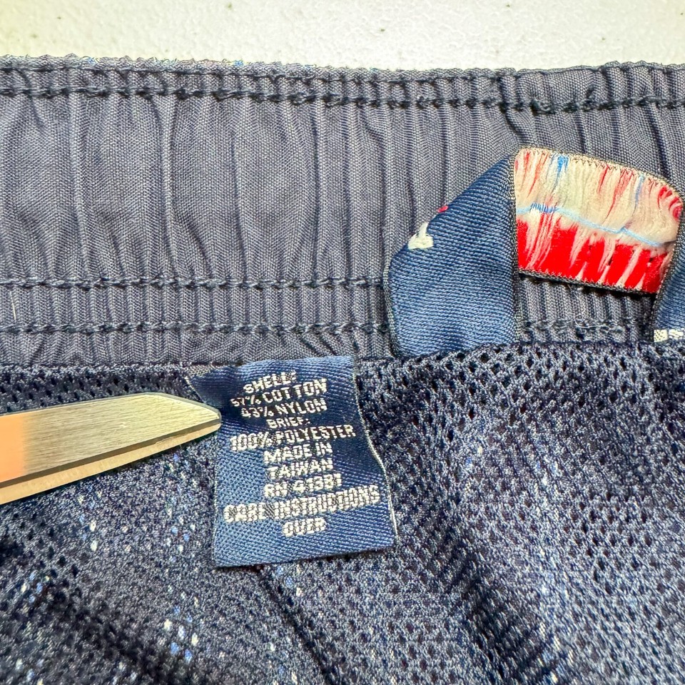 Polo Sport Ralph Lauren Swim Shorts Mens Large Blue Plaid Casual Swim