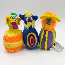 Melissa  Doug Replacement Monster Plush 3 Pin Bowling Game Fuzzy Set 7"
