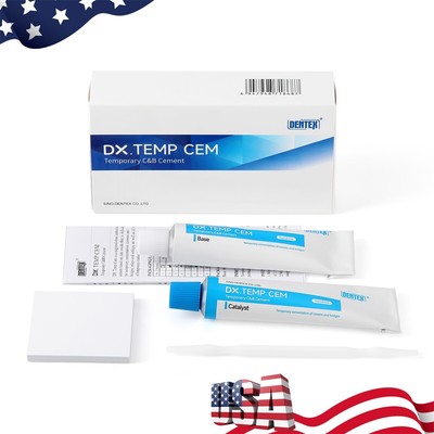 Dental Noneugenol Temporary Zinc Oxide Cement Resin Cementation of Crown Bridge