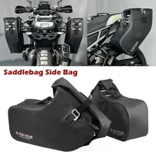 Motorcycle Saddlebag Side Bag Bracket Travel Tail Box Suitcase Rear Luggage Rack