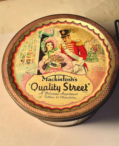 English Vintage Tin - Mackintosh’s Quality Street Candy