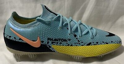 Nike Phantom GT2 Elite FG Soccer Cleats Blue/Yellow CZ9890 Nike Phantom GT2 Elite FG Soccer Cleats Blue/Yellow CZ9890
