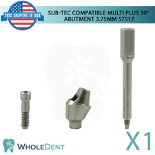 1X Bego® Compatible Angulated Multi Unit Abutment 30° Ø3.75mm Instrument Lab